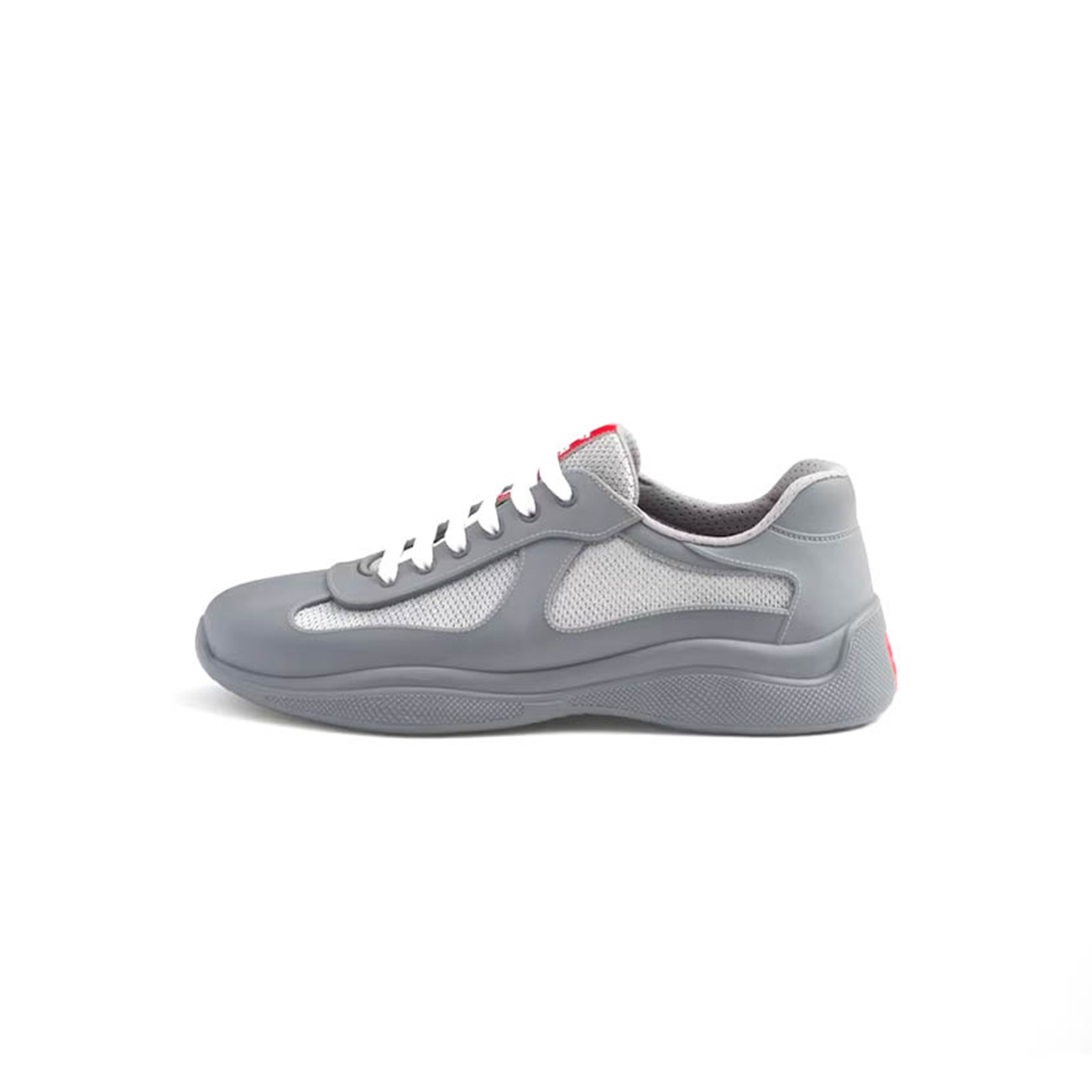 PRADA AMERICA'S CUP SOFT RUBBER AND BIKE FABRIC SNEAKERS 4E6500